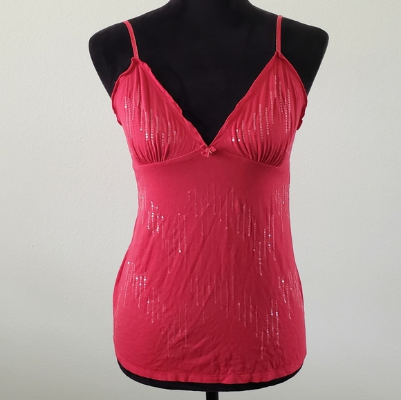 Victoria's Secret Other - B2G1 Victoria's Secret Holidays Red Sequin Lingerie Camisole
